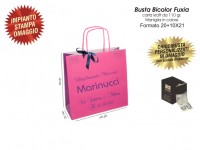 BUSTE IN CARTA BICOLOR FUXIA  